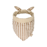 Mocha Stripe Dog Bandana
