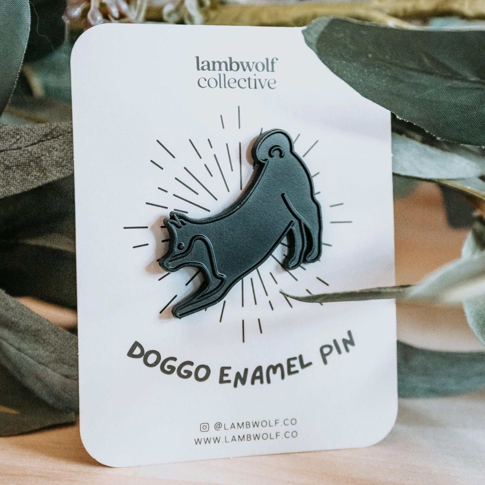 SHIBE ENAMEL PIN - Lambwolf Collective
