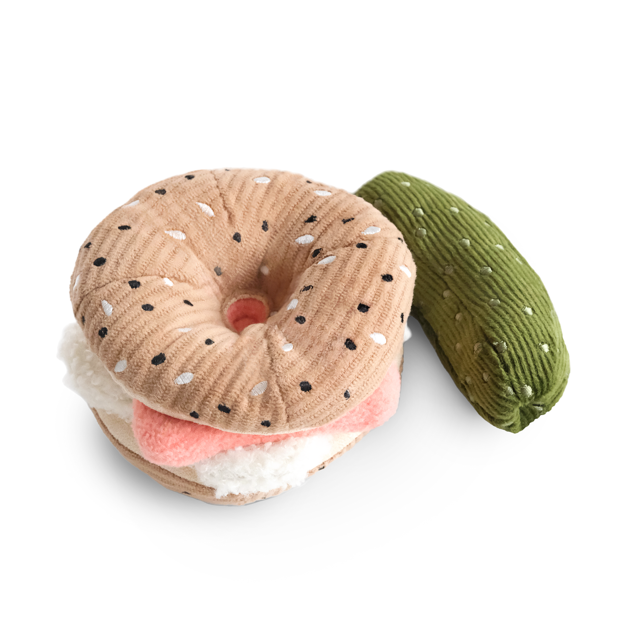 Bagel + Pickle Dog Toy | Lambwolf Collective