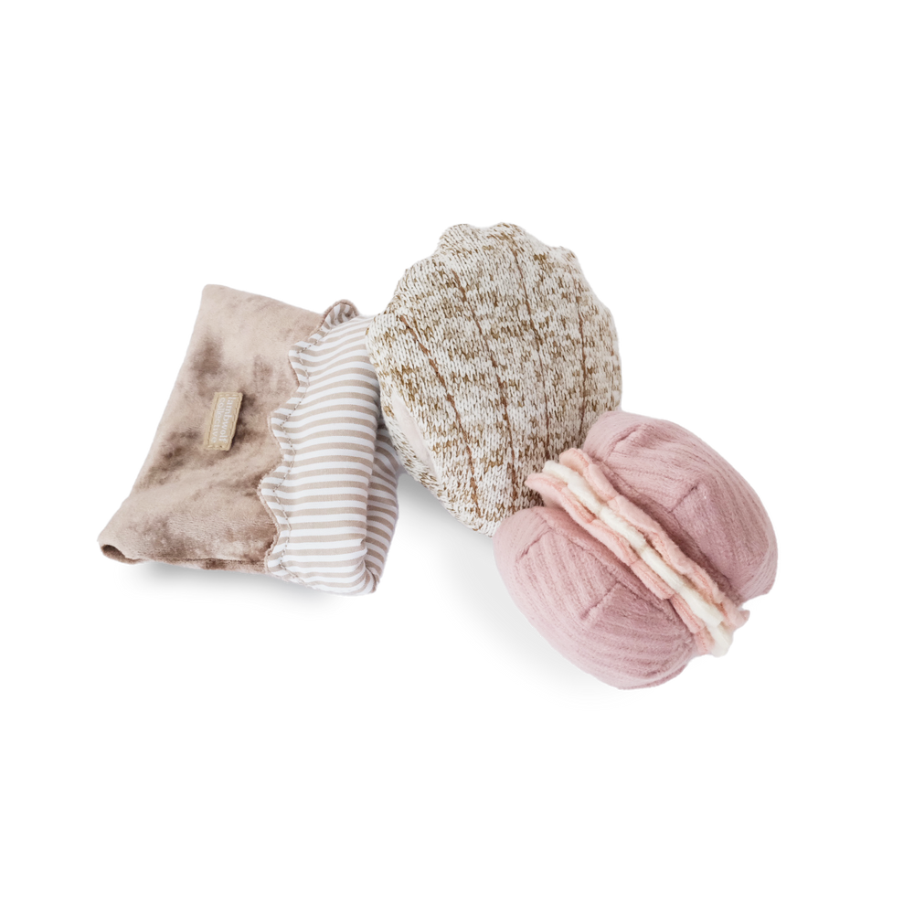 ふわふわダブルリボン【1306】 PETITE TWO- Enrichment and Interactive Dog Toy