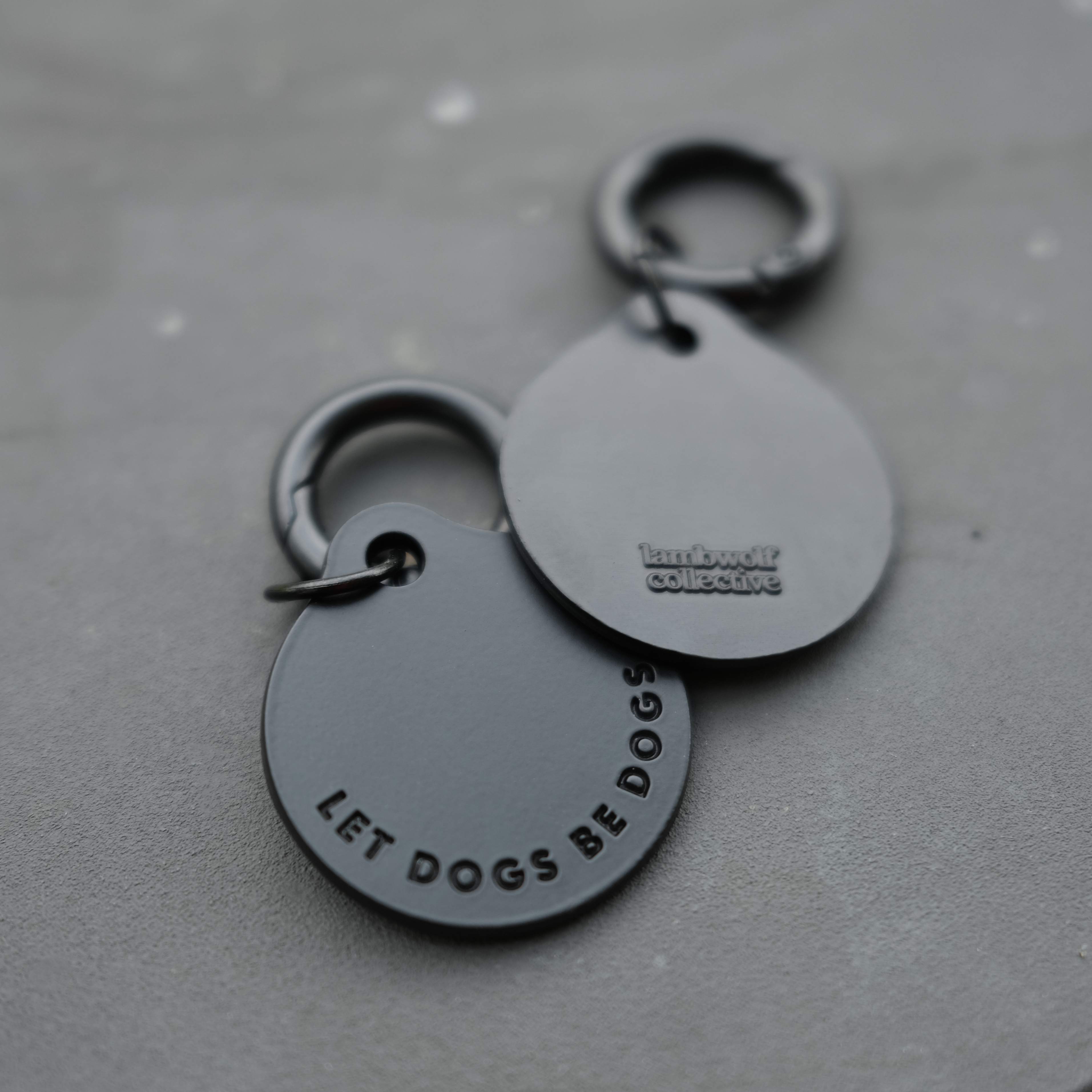 LET DOGS BE DOGS DOG TAG - Lambwolf Collective