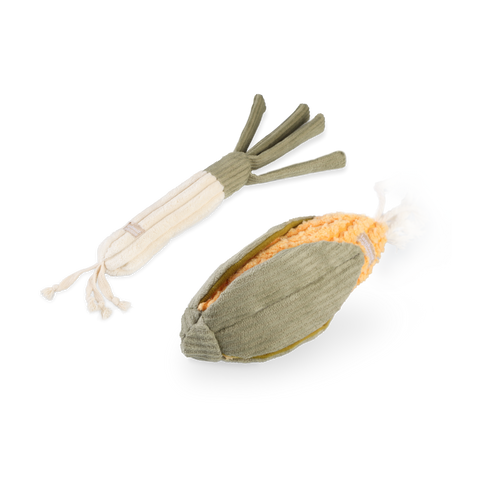 CORN + LEEK SET - Enrichment and Interactive Dog Toy | Puzzle Dog Toy