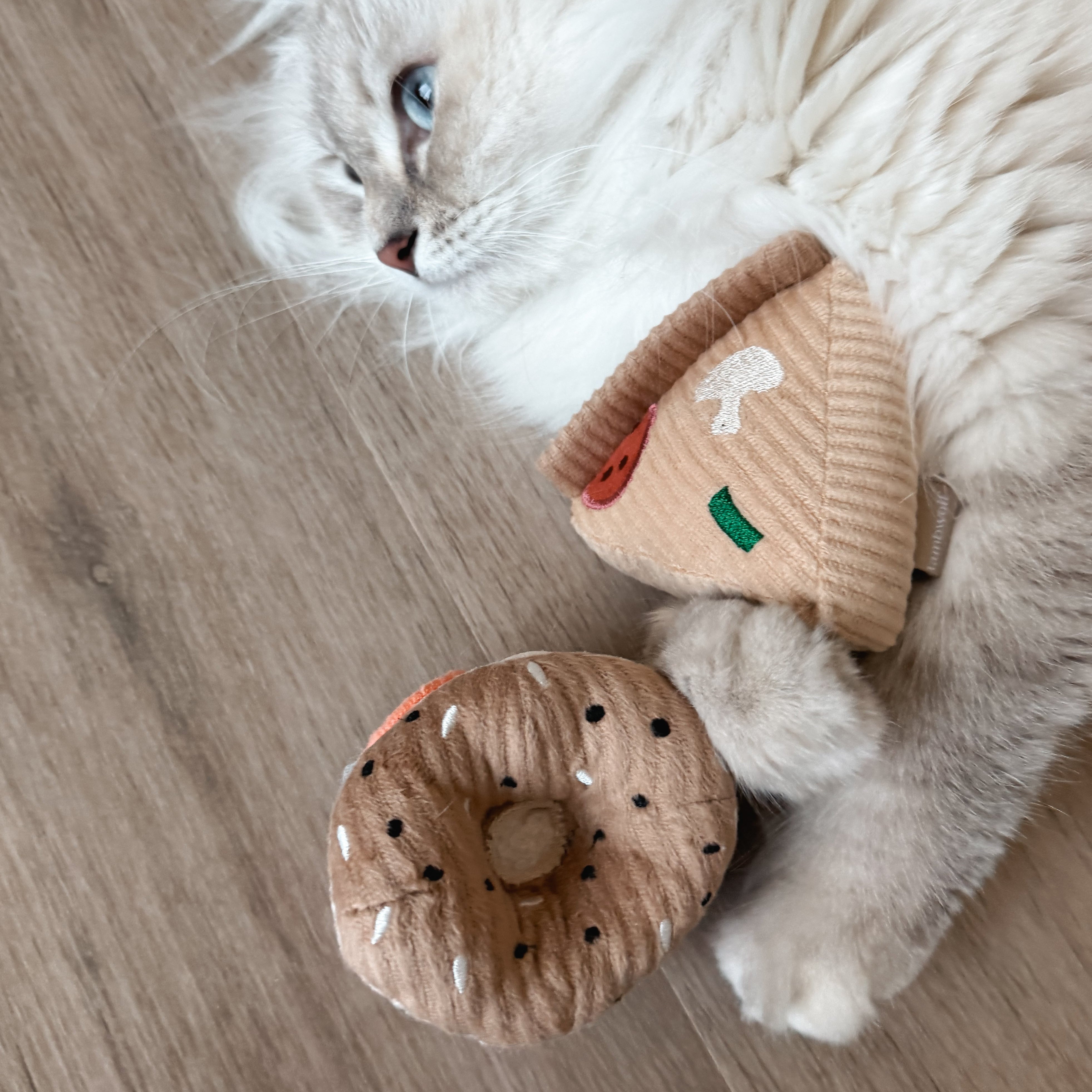 KITTY PIZZA & BAGEL SET - Lambwolf Collective