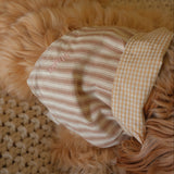 Mocha Stripe Dog Bandana