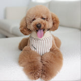 Mocha Stripe Dog Bandana