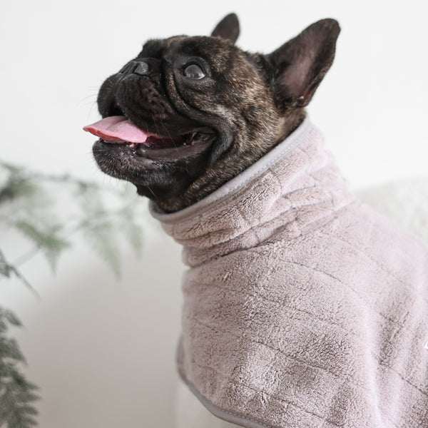 Organic Bathrobe - Mr Dog Age 1-2 Years Dressing Gown – Bumbles & Boo