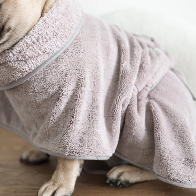 Baby Fleece Bathrobe - Dog Clothes | Dog Bathrobe – Lambwolf Collective