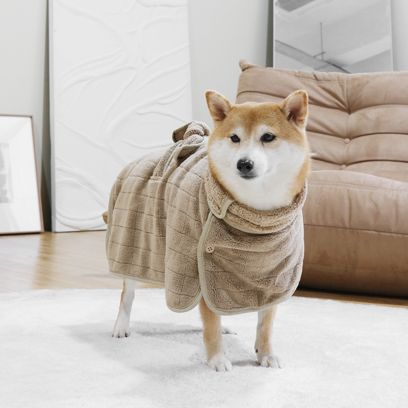 Dog bathrobe hotsell