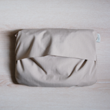 caption_pack entire coat into built in pouch