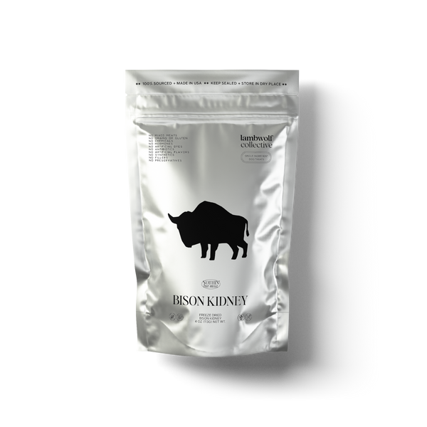 Bison Kidney Dog Treat Made in USA