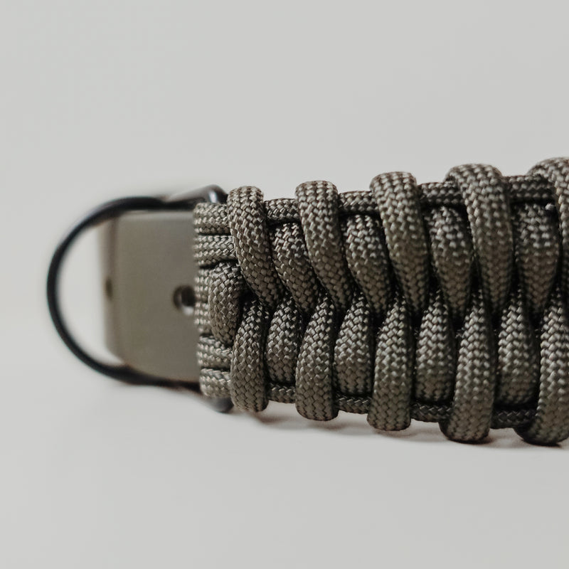 Adjustable handwoven braid dog Collar 